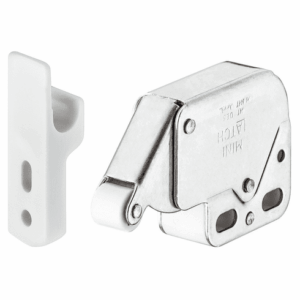 Cerradura Push-Lock Mini Häfele — Pestillo y resbalón